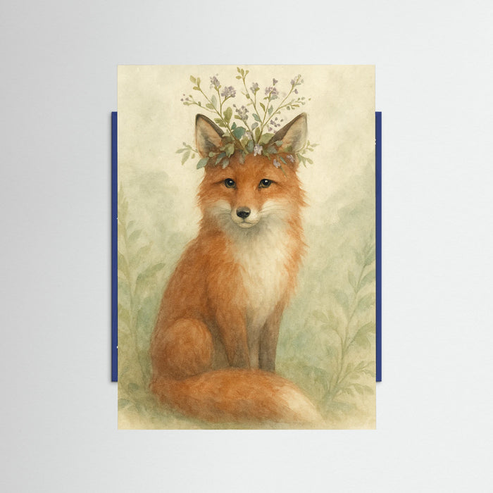 Blue Wood Misty Fox