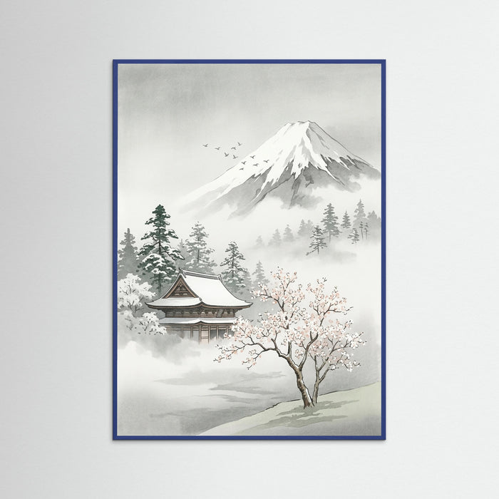 Blue Wood Misty Pine Torii