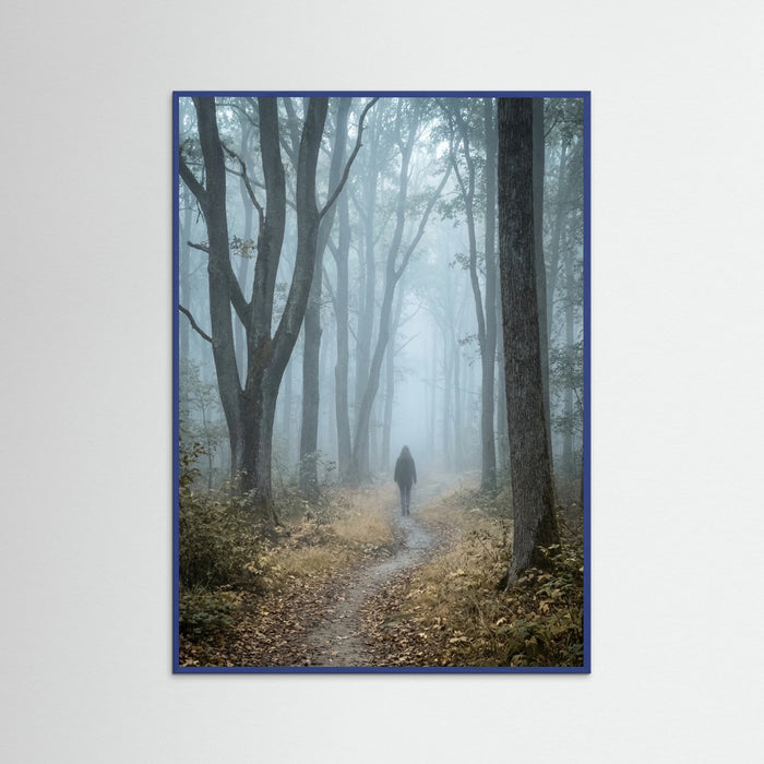 Blue Wood Misty Reeds