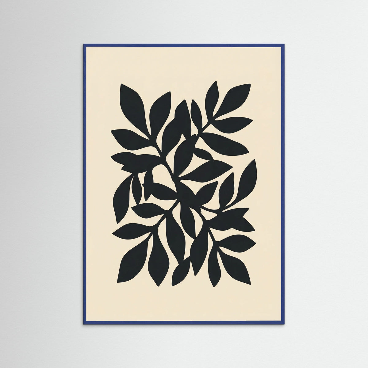 Blue Wood Modern Organic Form