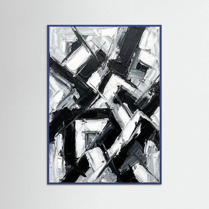 Blue Wood Monochrome Flow