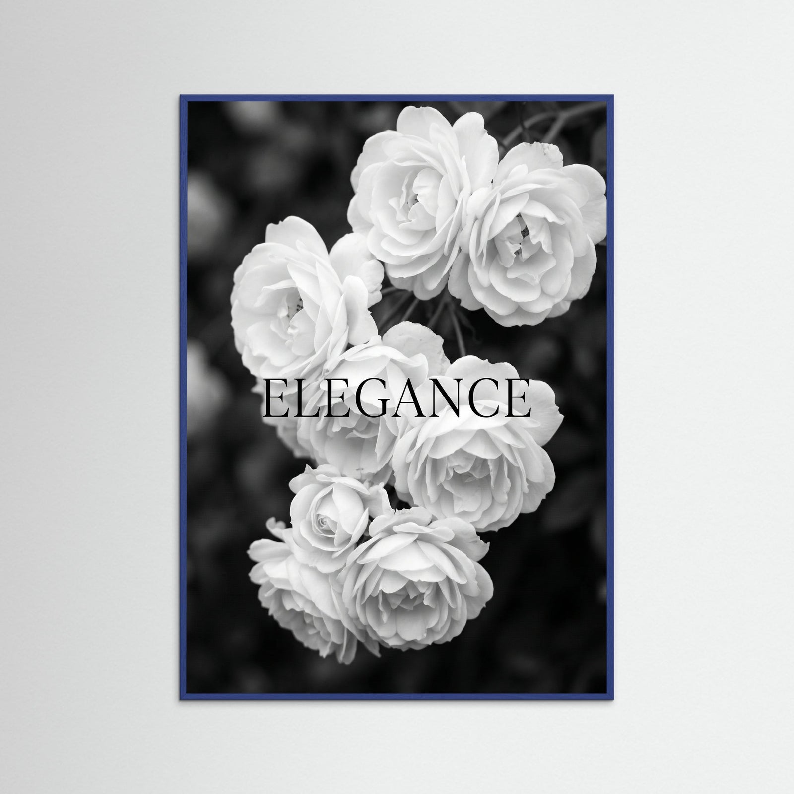 Blue Wood Monochrome Lilies