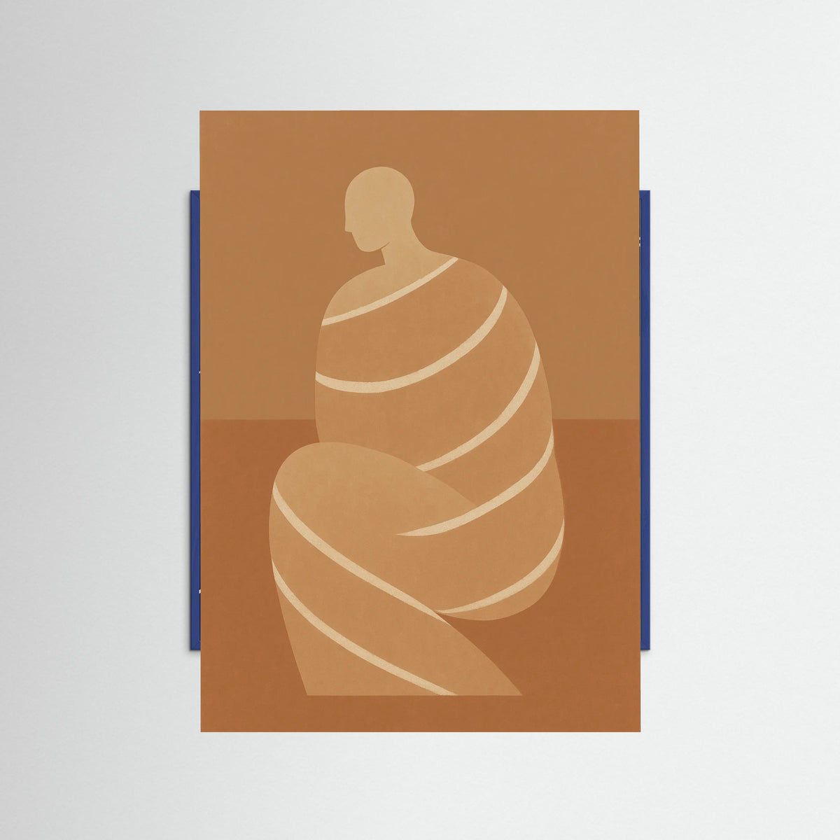 Blue Wood Monochrome Poise