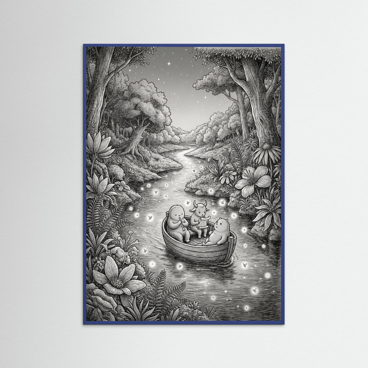Blue Wood Moomin Forest