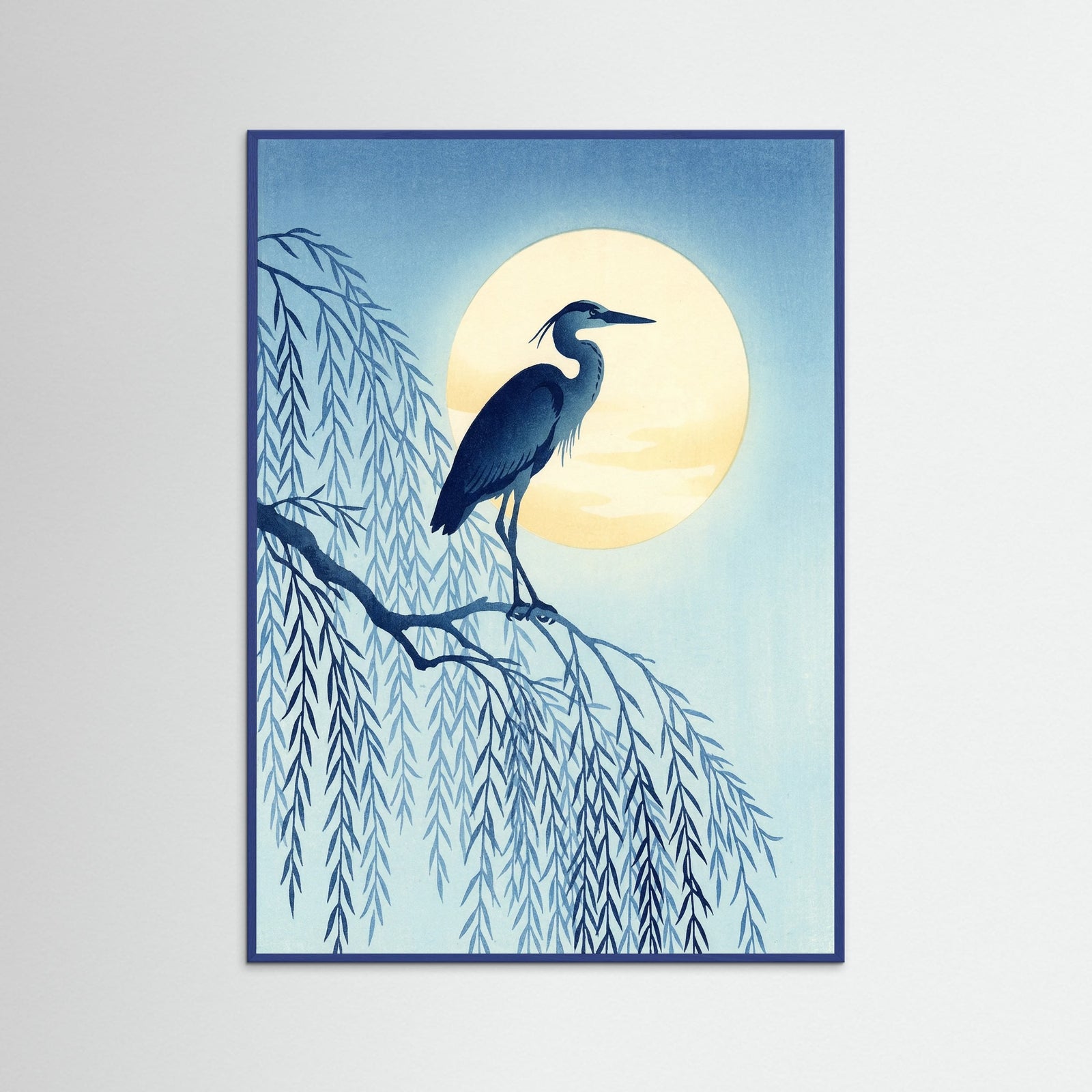 Blue Wood Moonlit Cherry Bloom