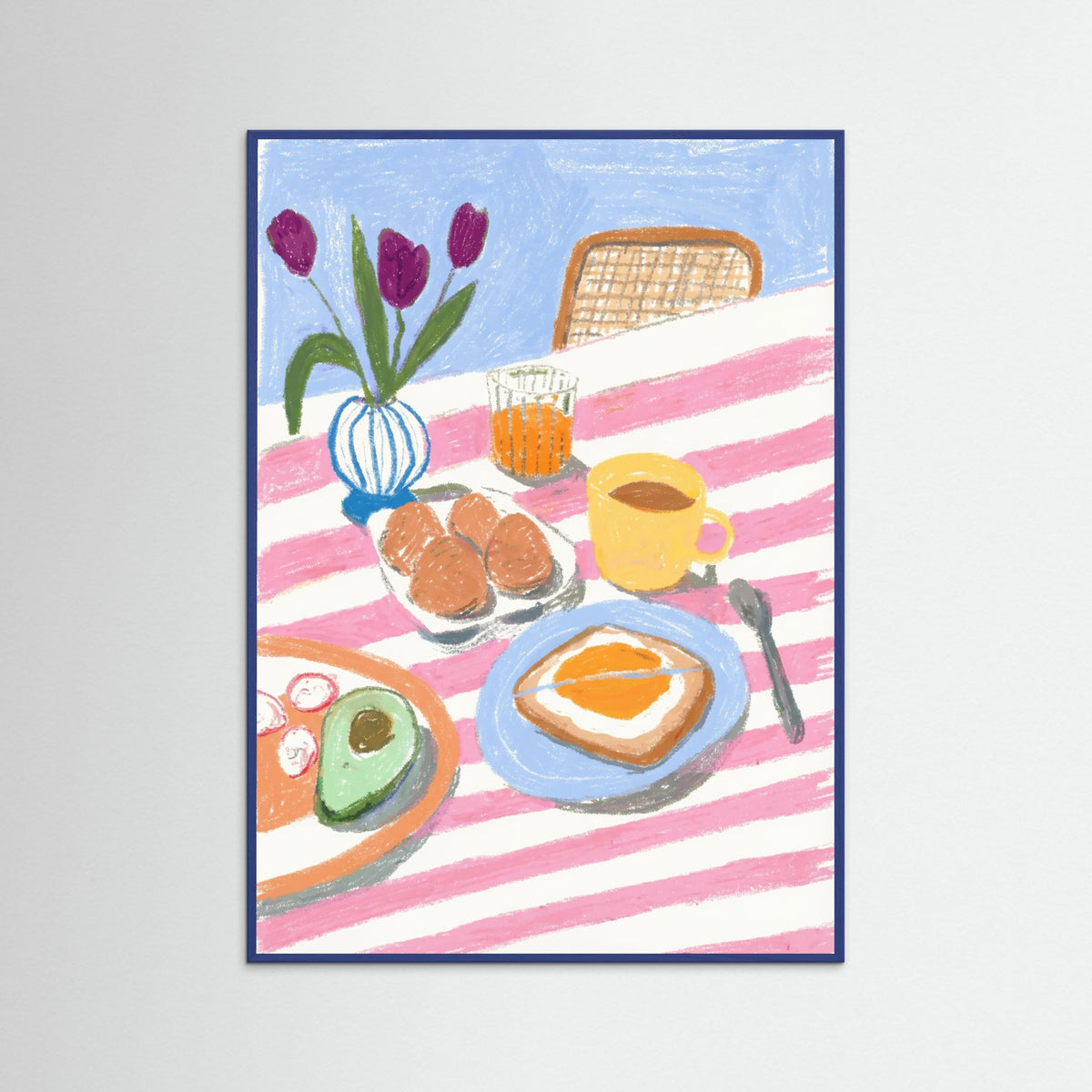 Blue Wood Morning Still Life