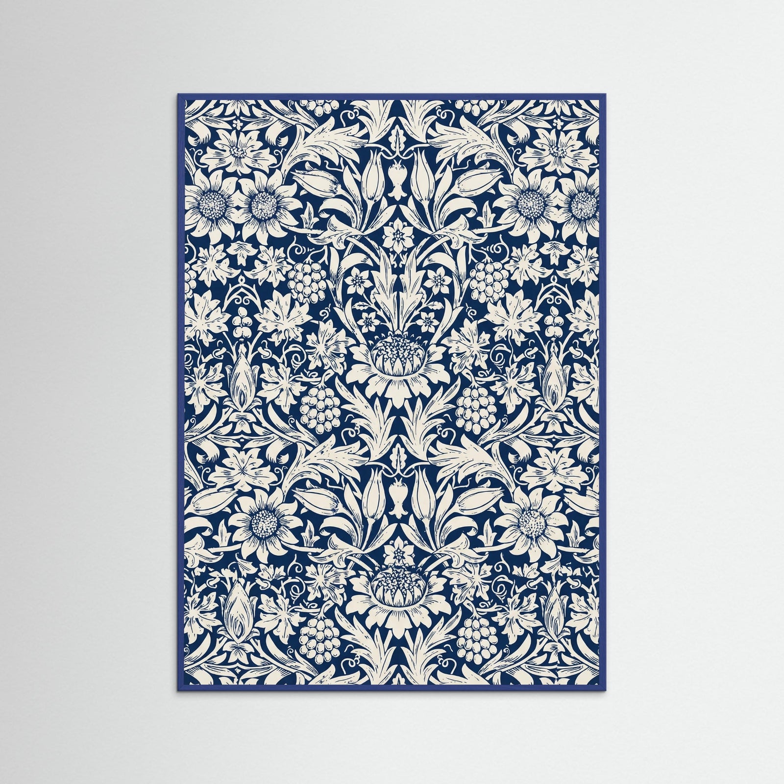 Blue Wood Morrisian Vine