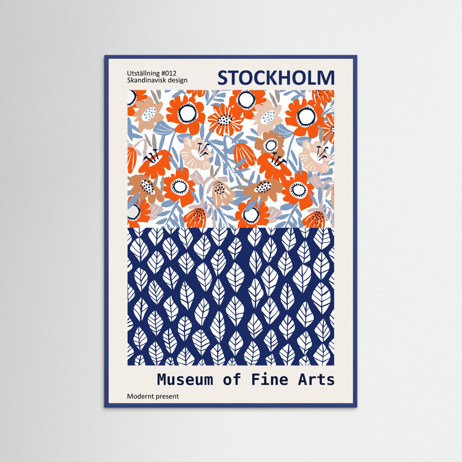 Blue Wood Museum of Fine Arts Stockholm Poster