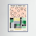 Blue Wood Museum of Modern Art London Poster