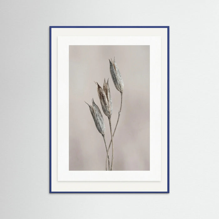 Blue Wood Muted Bloom