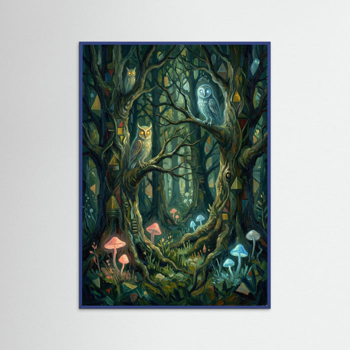 Blue Wood Mystical Aquatic Dream