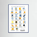 Nautical Flags Poster – Poster und Kunstdruck