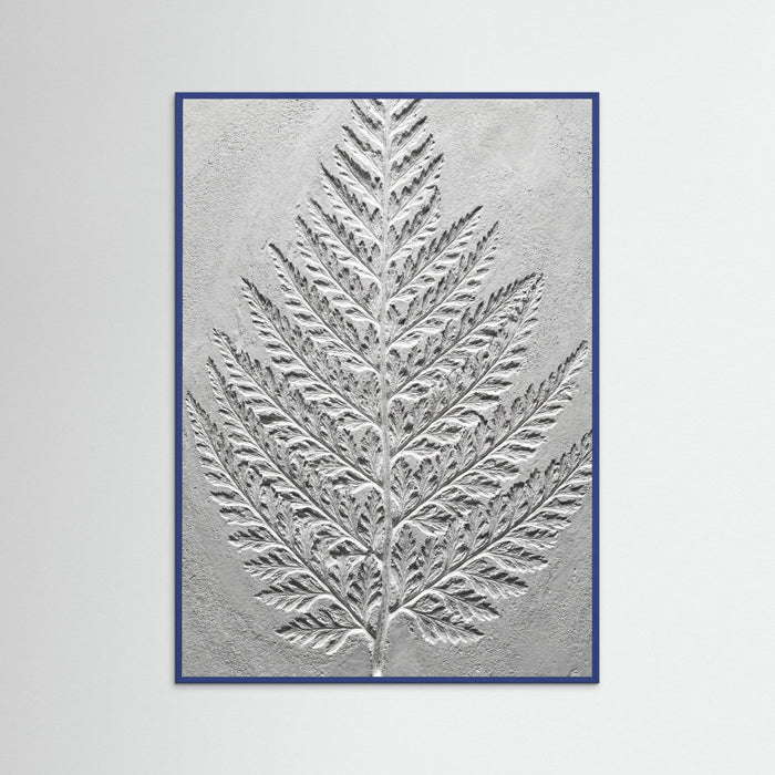 Blue Wood Nautilus Relief