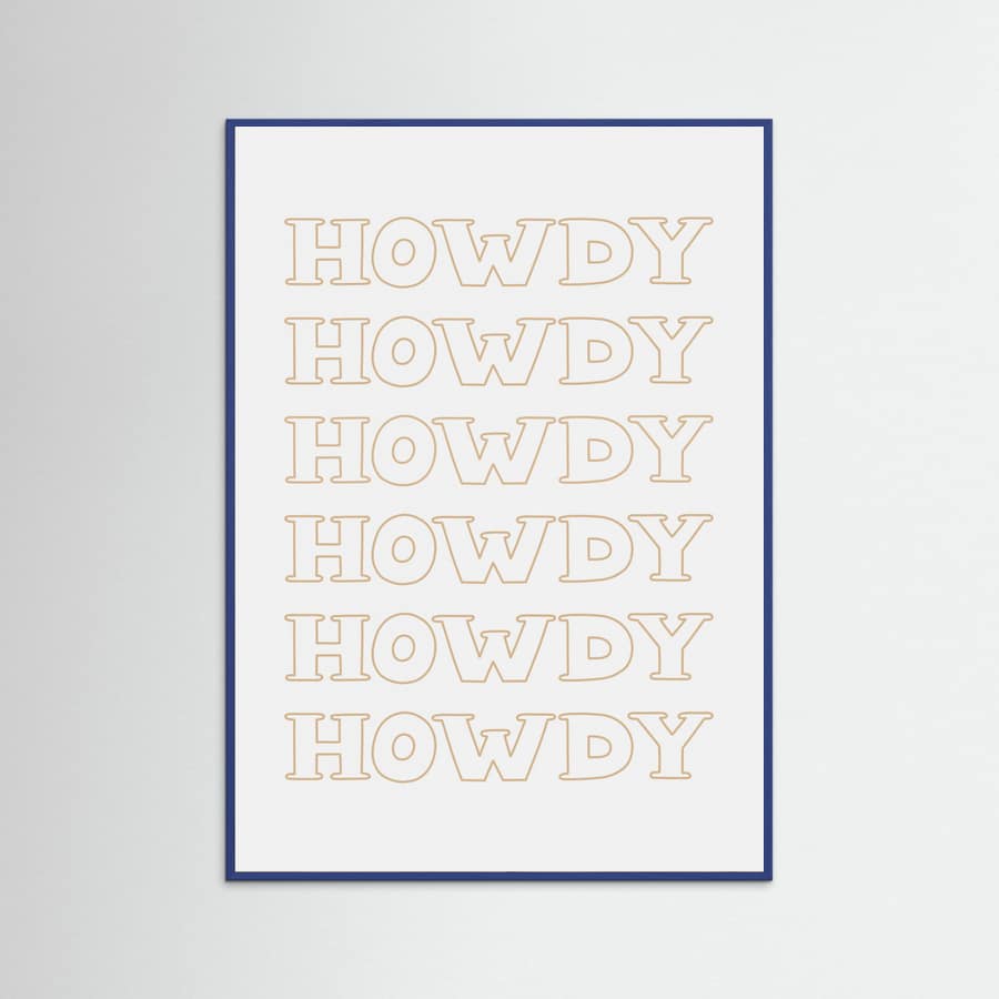 Plakat Neutral Howdy – plakat i druk artystyczny