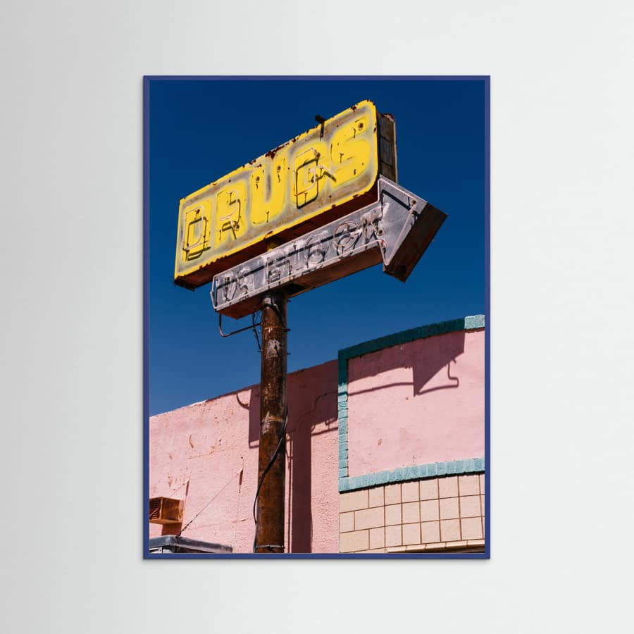 Blue Wood New Mexico Drugs II Poster