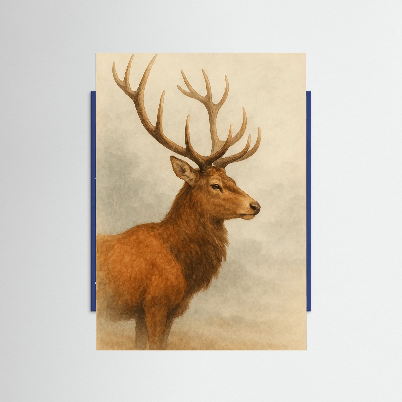 Blue Wood Noble Pose