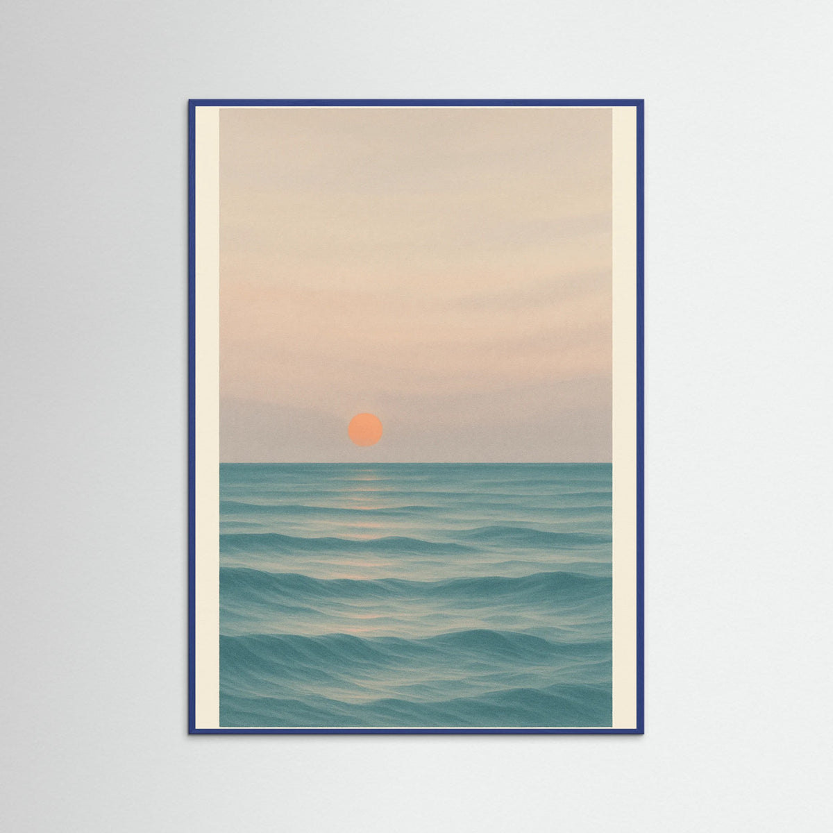 Blue Wood Ocean Embrace