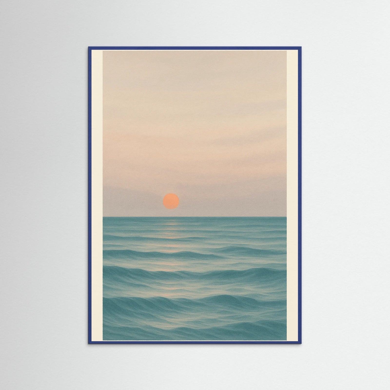 Blue Wood Ocean Embrace