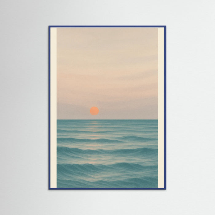 Blue Wood Ocean Embrace