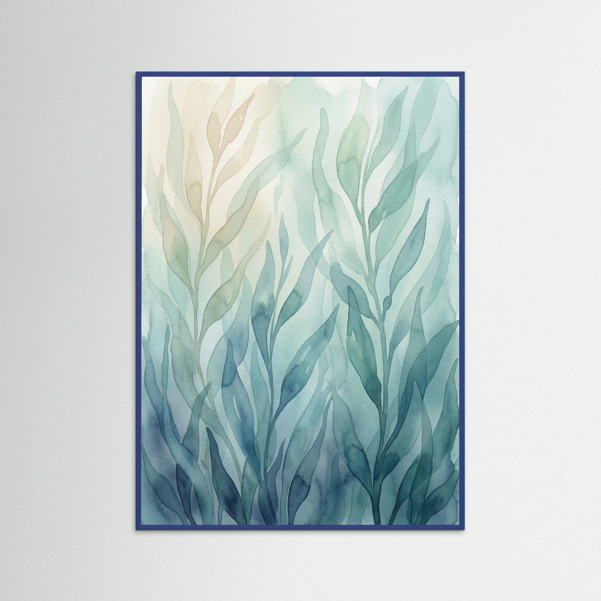 Blue Wood Ocean Glimmer