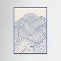 Blue Wood Oceanic Rhythm