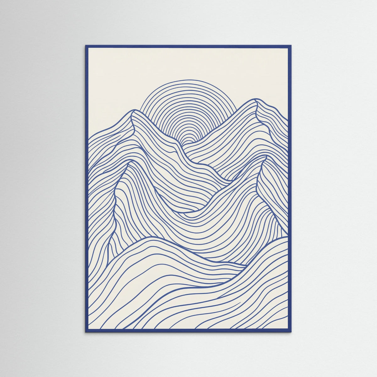 Blue Wood Oceanic Rhythm