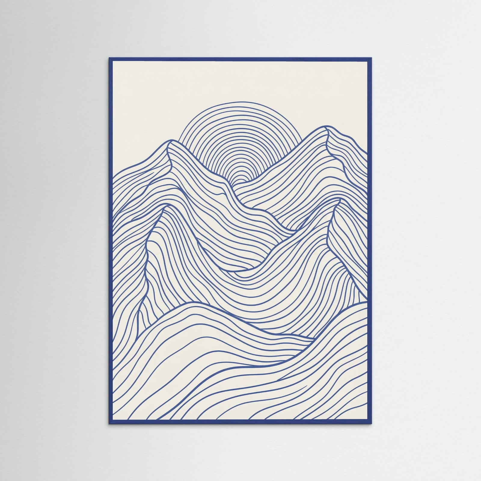 Blue Wood Oceanic Rhythm