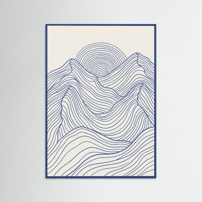 Blue Wood Oceanic Rhythm