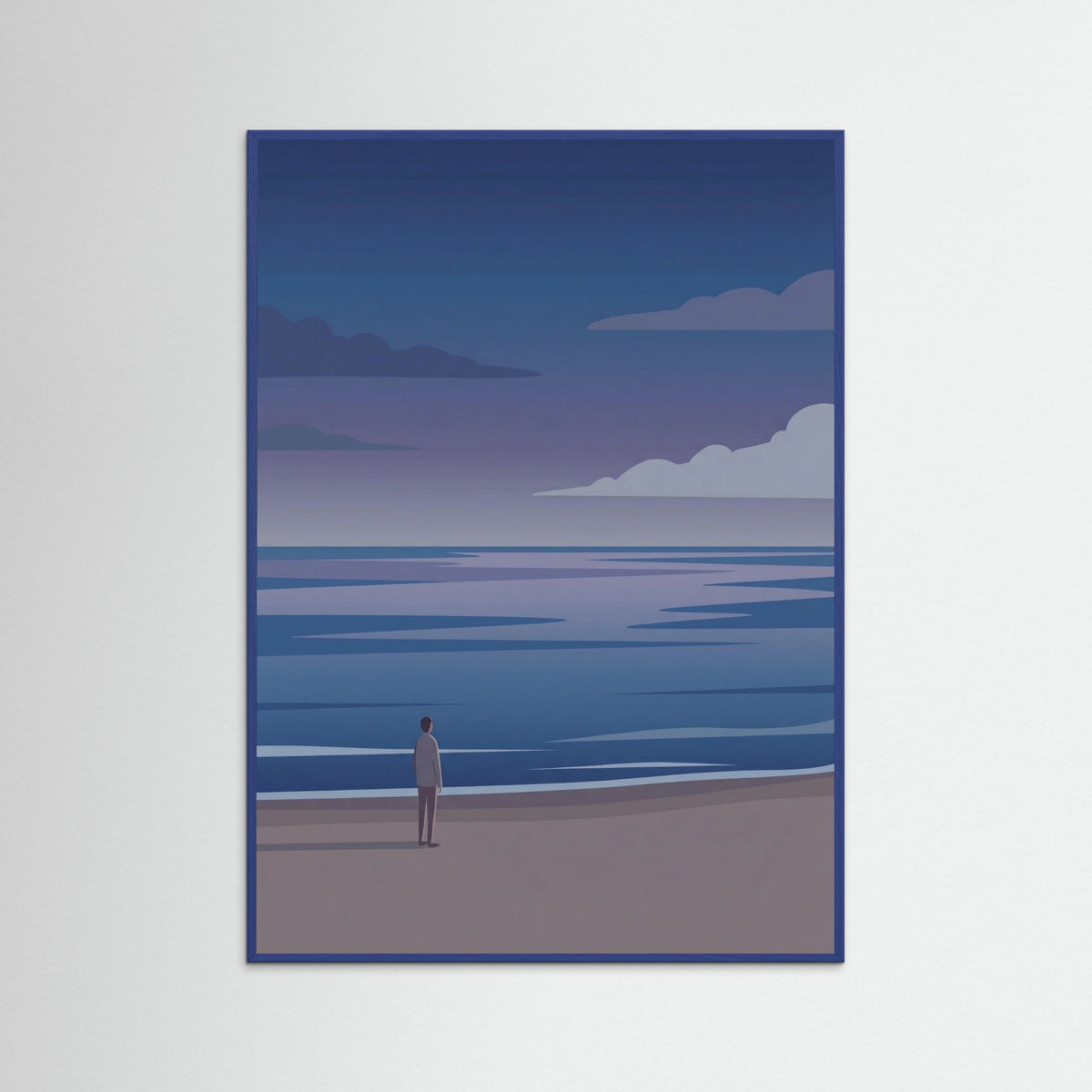 Blue Wood Oceanic Serenity