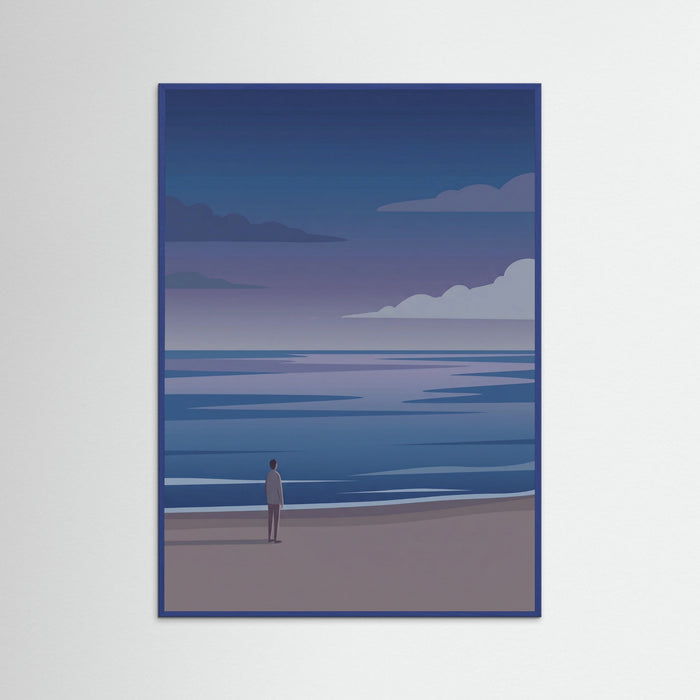 Blue Wood Oceanic Serenity