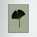 Blue Wood Oceanic Silhouette