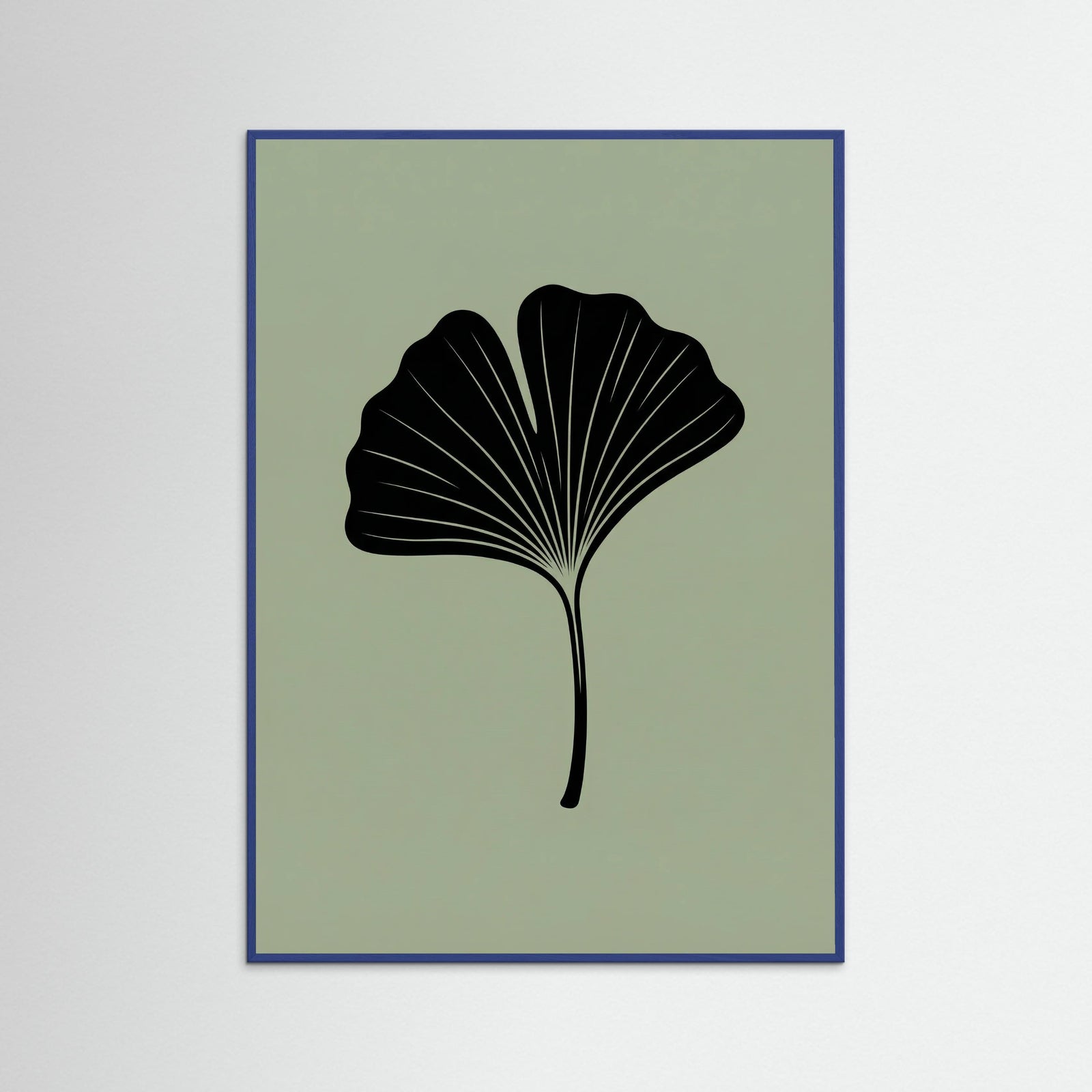 Blue Wood Oceanic Silhouette