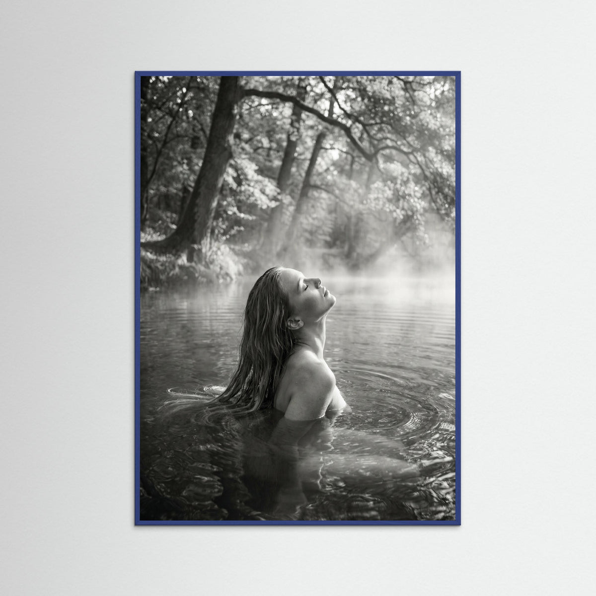 Blue Wood Oceans Embrace