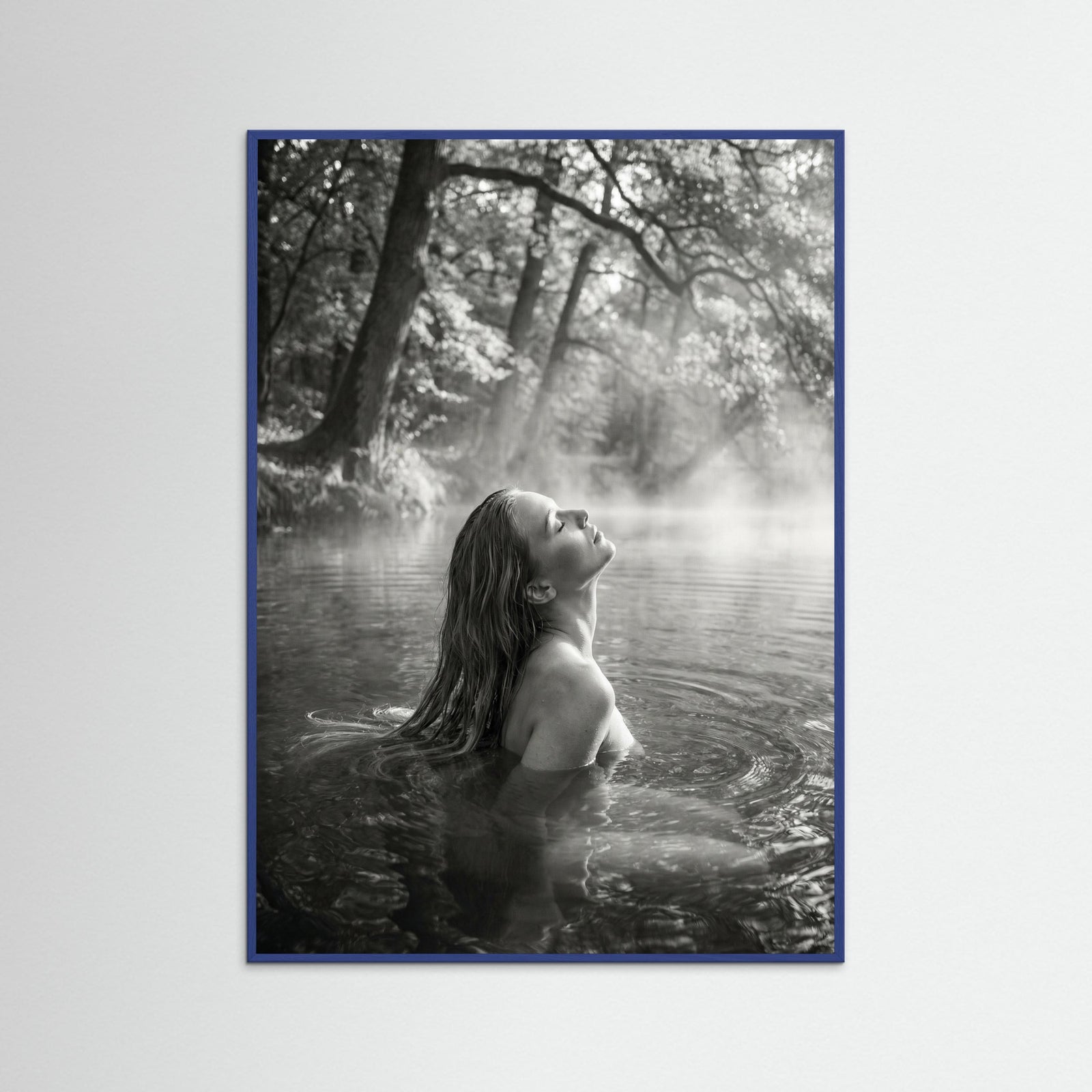 Blue Wood Oceans Embrace