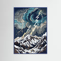 Blue Wood Oceans Fury