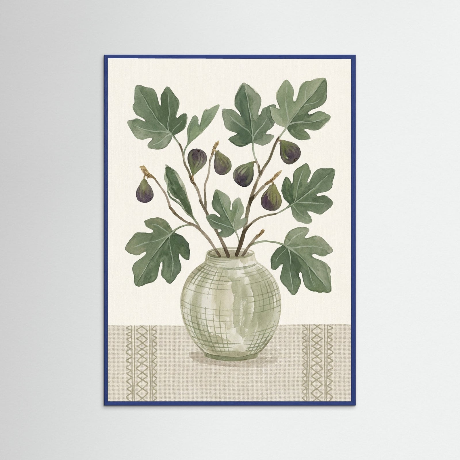 Blue Wood Olive Branch Stillness