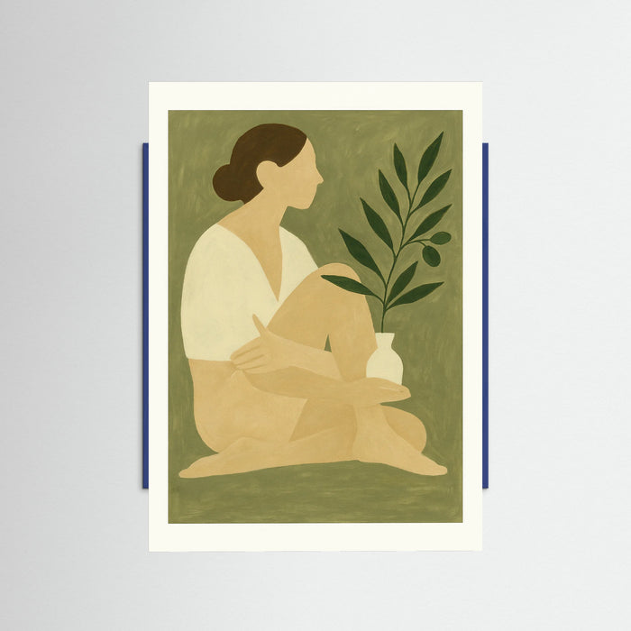 Blue Wood Olive Calm