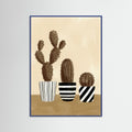 Blue Wood Olive Stripe Still Life