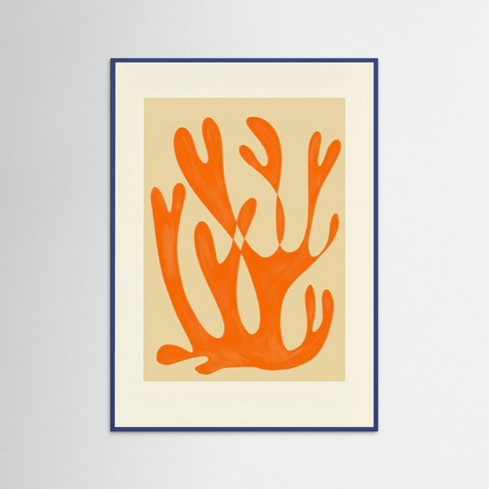 Blue Wood Orange Anemone Flow