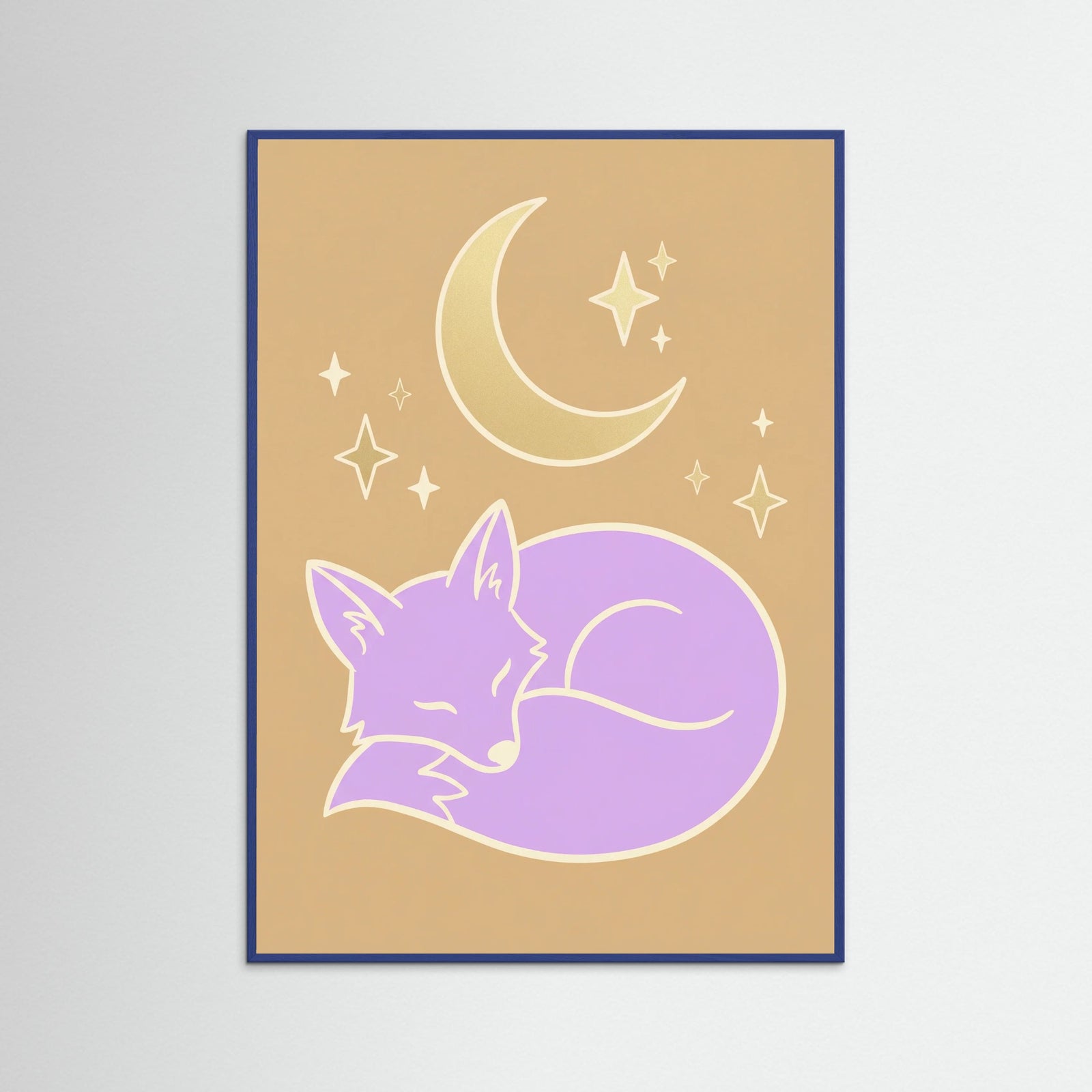 Blue Wood Orange Dream