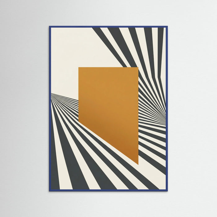 Blue Wood Orange Orbit