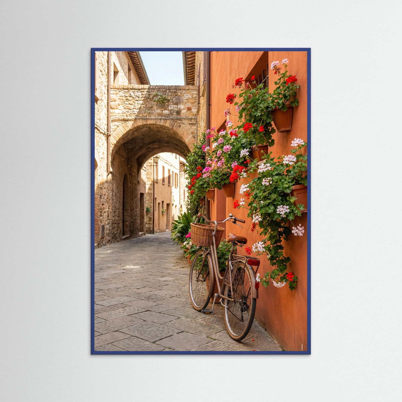 Blue Wood Orange Street Car