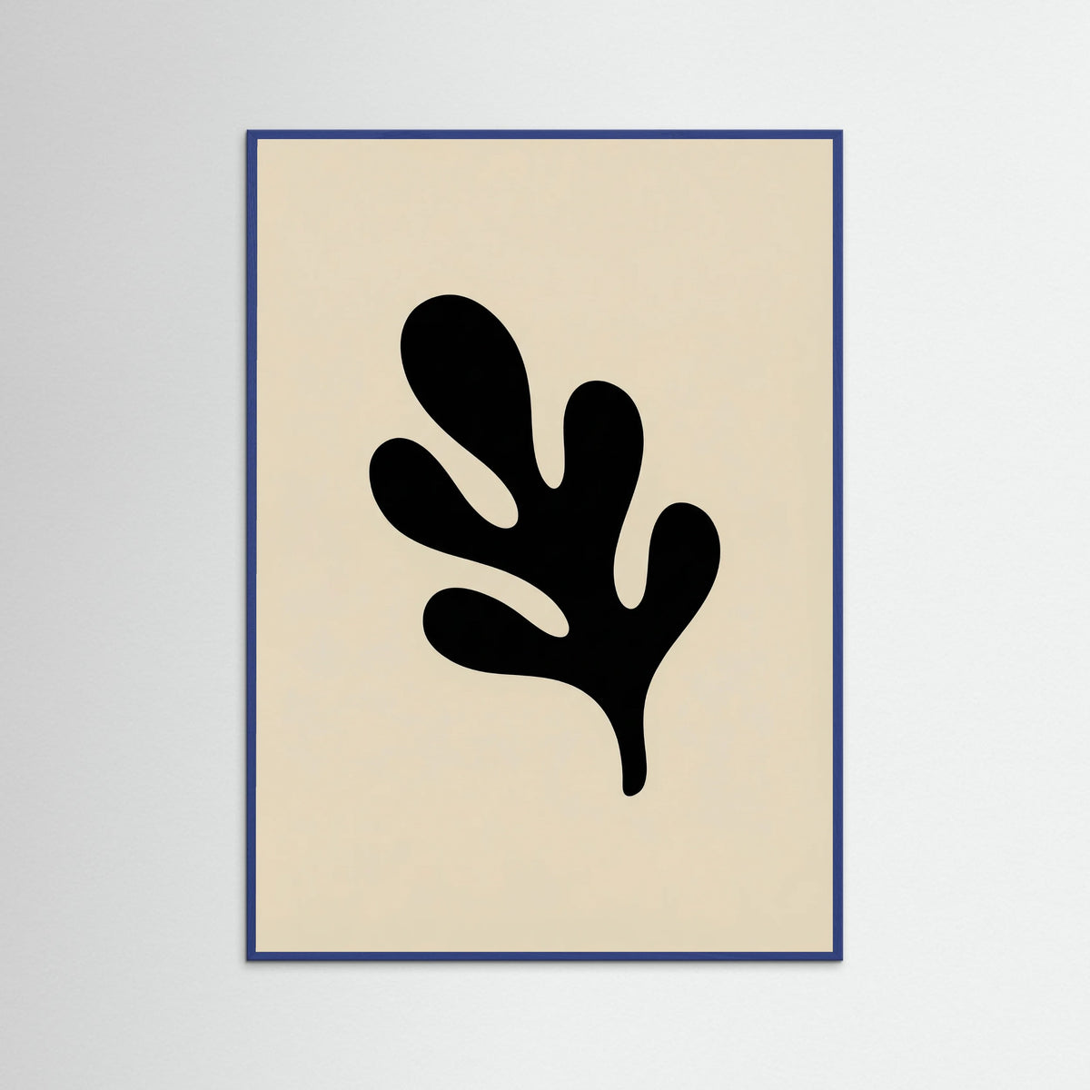 Blue Wood Organic Abstraction