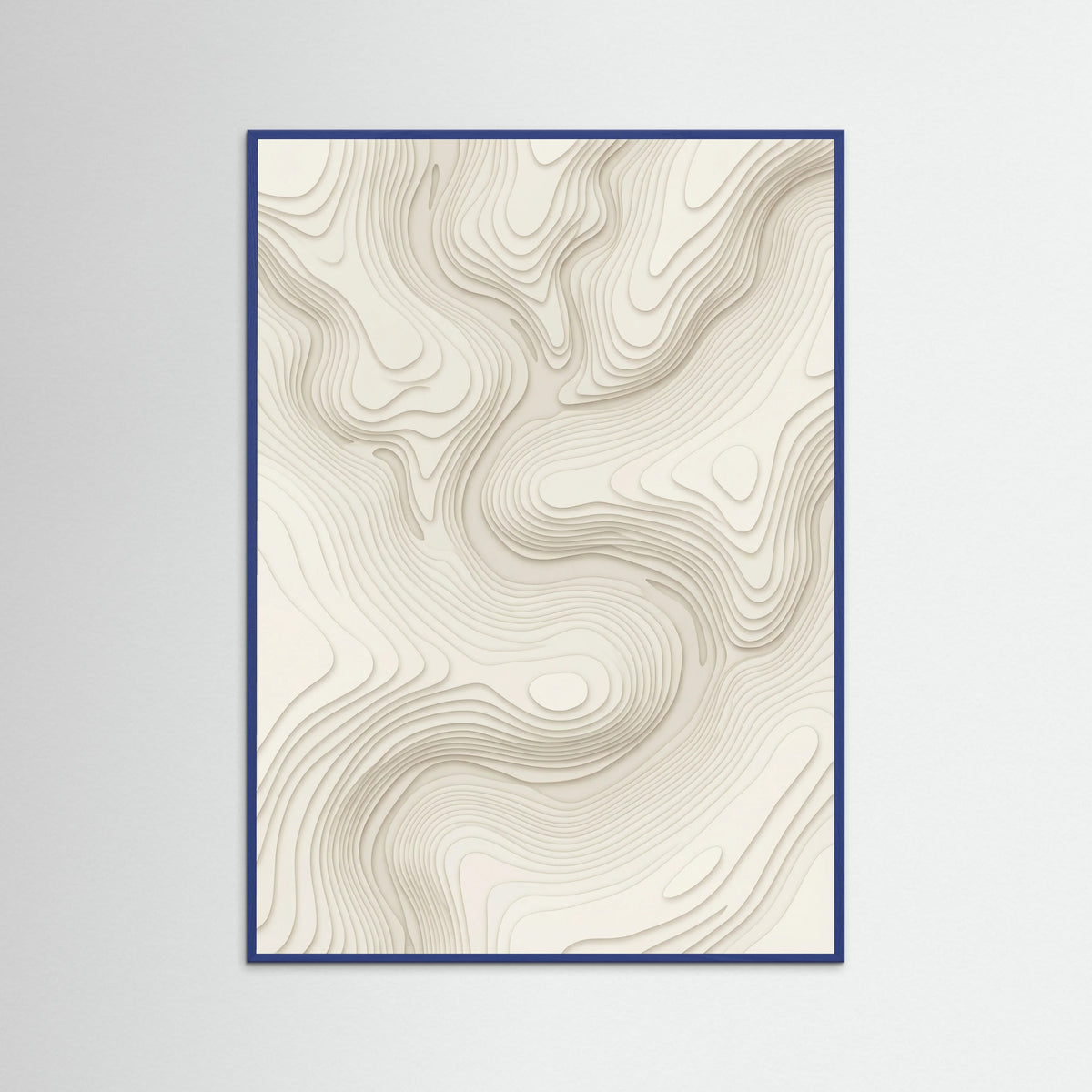 Blue Wood Organic Contours