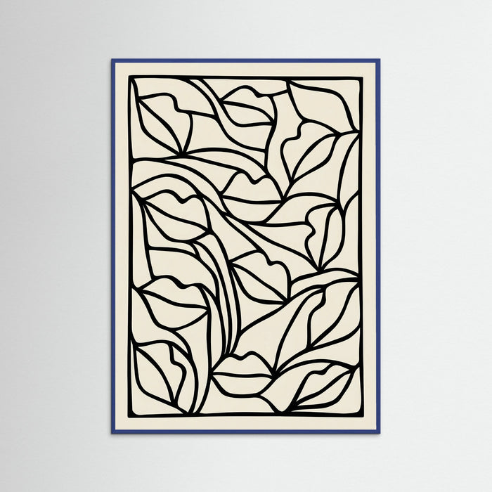 Blue Wood Organic Contours
