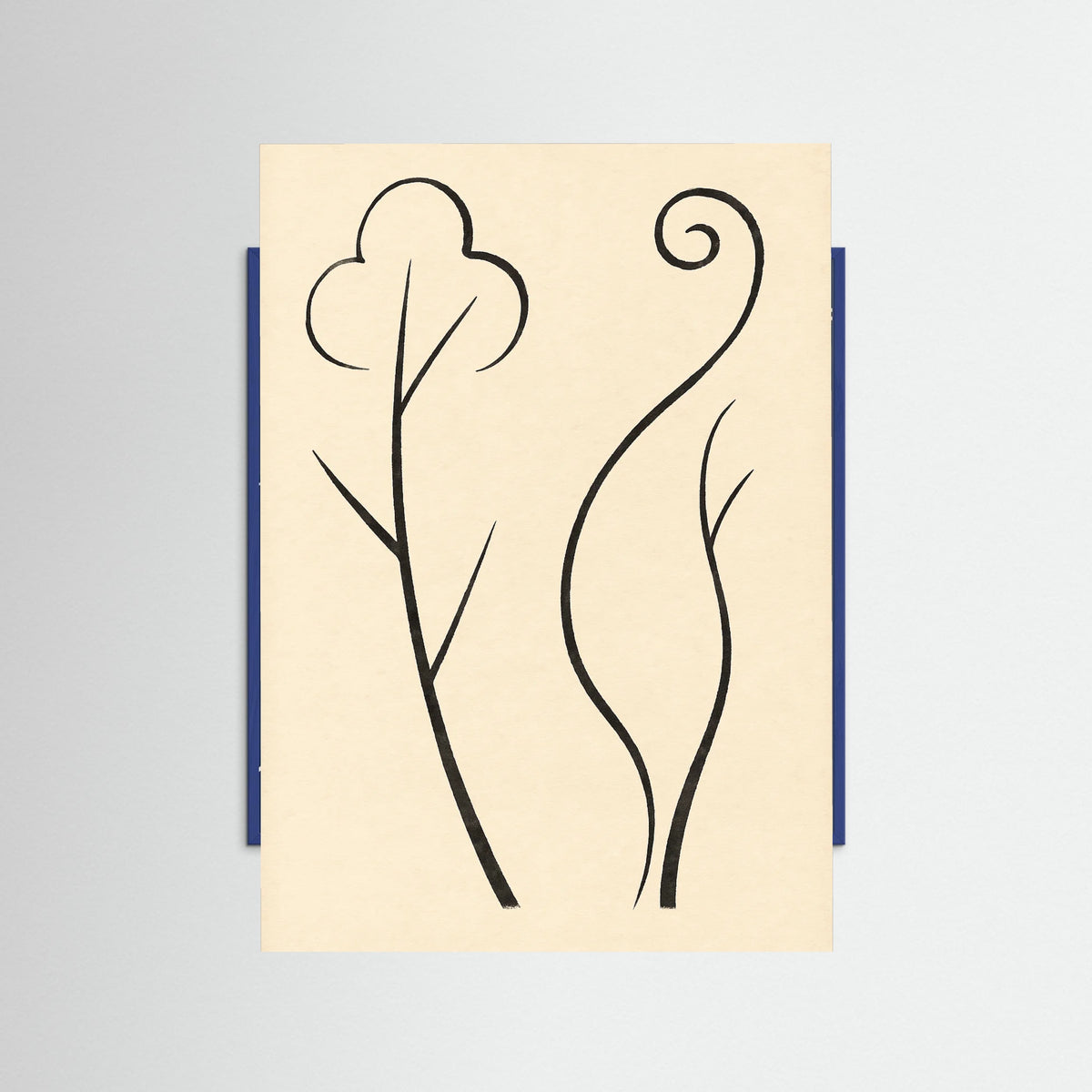 Blue Wood Organic Curves