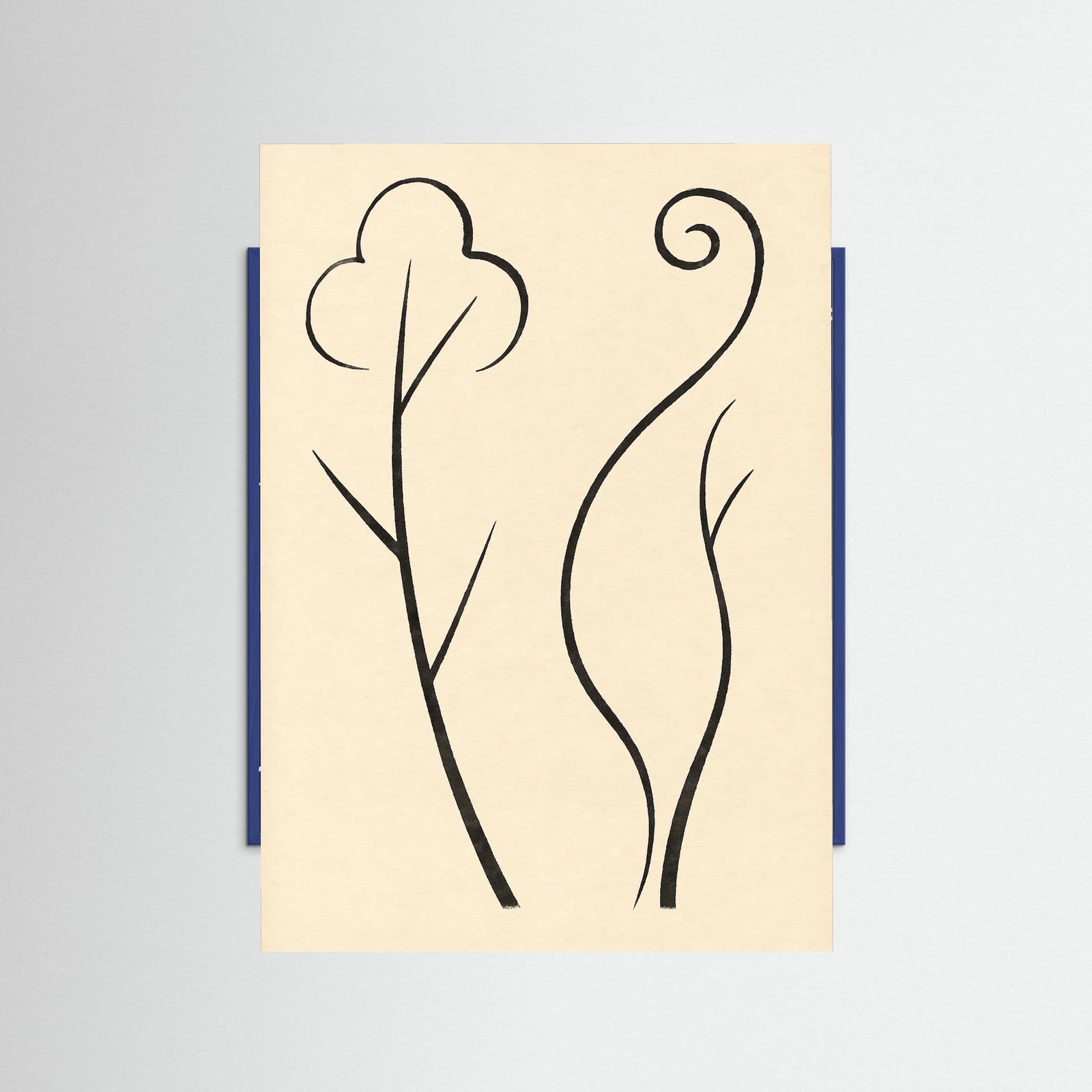 Blue Wood Organic Curves