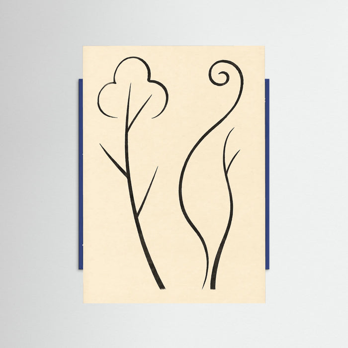 Blue Wood Organic Curves
