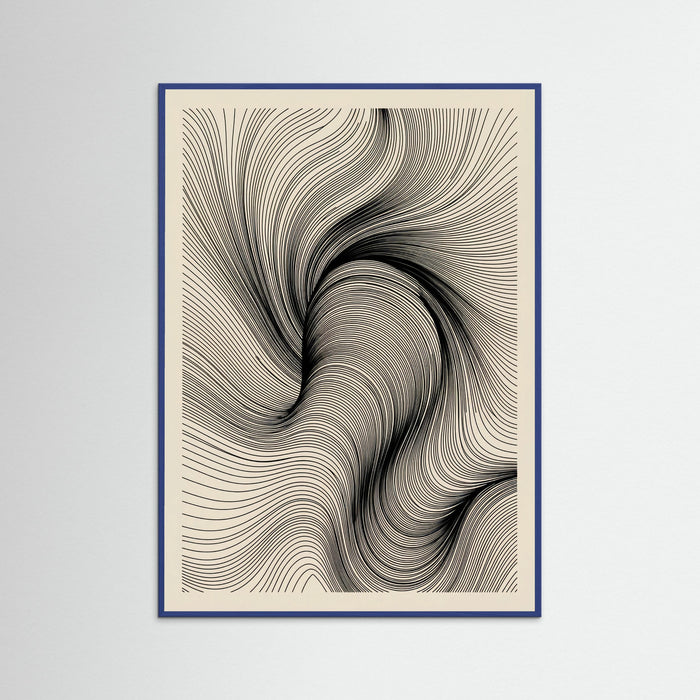 Blue Wood Organic Flow Beige
