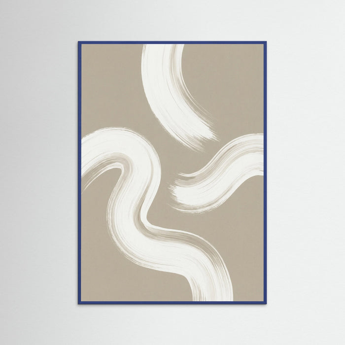 Blue Wood Organic Flow Beige